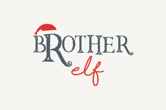 Brother Elf,Christmas SVG: A Festive Graphic for Crafts