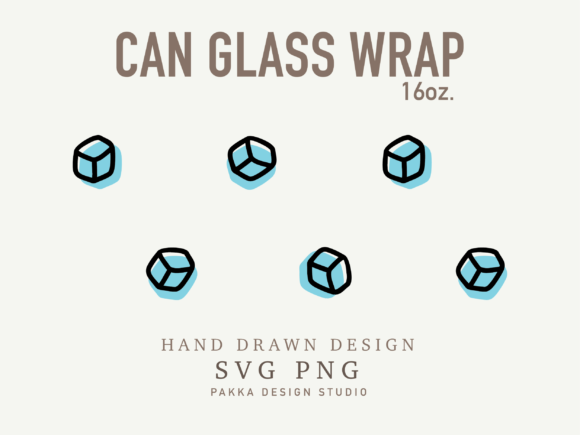 Can Wrap Svg Ice Cube: A Versatile Graphics Asset for Crafts
