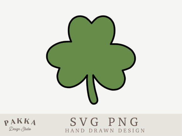 Layered Shamrock SVG and PNG for Graphics and Crafts