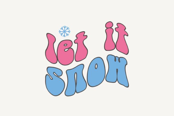 Let It Snow,Christmas SVG: Perfect for Holiday Crafts and Graphics