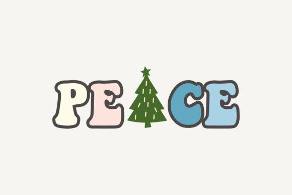 Peace,Christmas SVG: A Festive Graphics Asset for Local Crafts