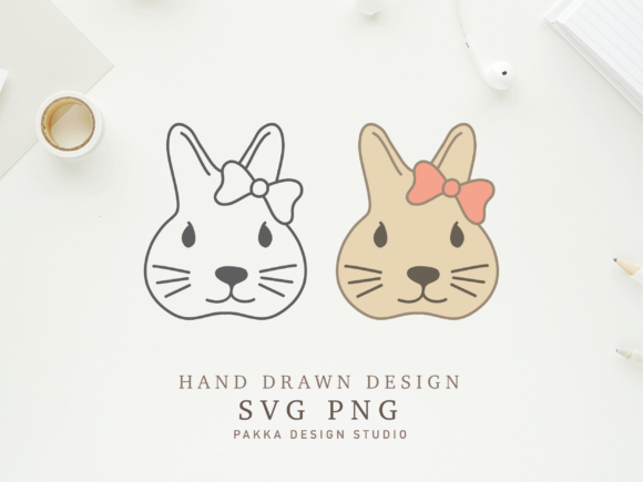 Review: Cute Bunny Face Easter Bow Svg Png