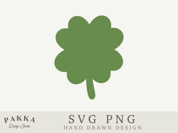 Shamrock Silhouette SVG and PNG for Crafts and Graphics