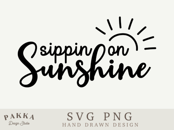 Summer Svg Girl Trip Sipping on Sunshine