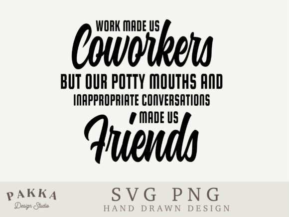 Work Made Us Coworkers: A Versatile Graphics Asset for Crafts